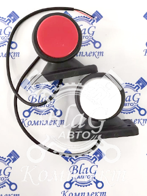 Фонарь габаритный ФГ-1-06LED неон, 9 диодов, крепление 4 отверстия 24В (ТАС)