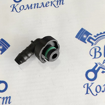 Штуцер быстросъемный топливопровода (уголок, боковой фиксатор) D12-ID8-90 8х10