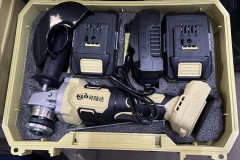 Болгарка KLD аккумуляторная М14, Ф16мм, 10000 об/мин. диск 125мм, 2 АКБ, в кейсе