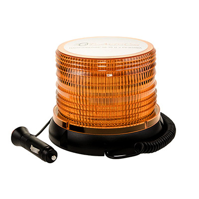 Маяк светодиодный ТАС-М17-48LED (на магните, штекер в прикуриватель) 10-30В