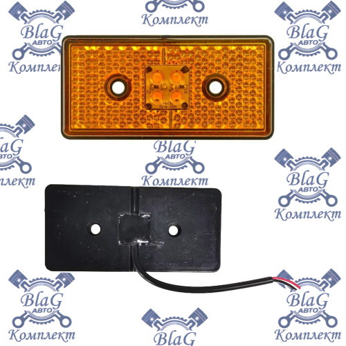 Указатель габарита (маркерный) 180-00 24В ЖЕЛТЫЙ (ТАС)