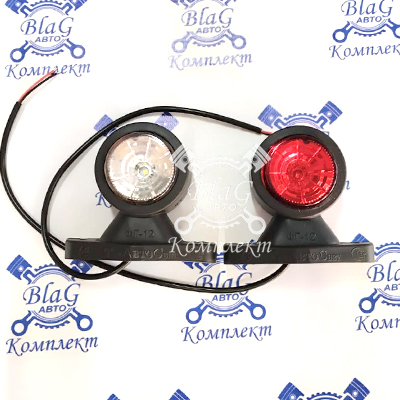 Фонарь габаритный ФГ-12-02LED светодиод, крепление 2 отв. 12-24В (ТАС)