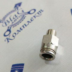 Фитинг металл с наружней резьбой М10х1 - 8мм FOUTT1/8-08