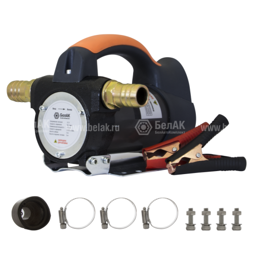 Насос перекачки топлива (помпа) 12V (50л/мин) БелАК "Гелиос" БАК.11032