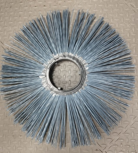 Диск щеточный (полипроп. безпроставочный) (синий/В.) D120х550мм 3-фиксатора