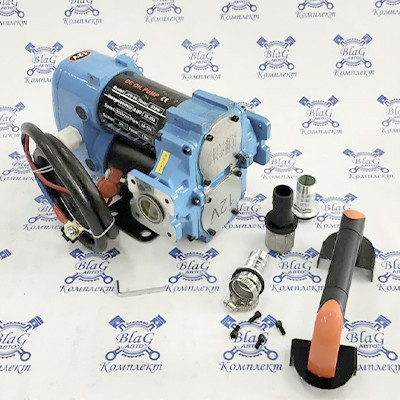 Насос перекачки топлива 12В. 600Вт. 80-100 л/мин. 25мм. (бензин/дизель) JYB-90