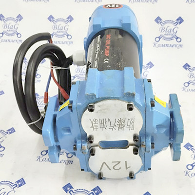 Насос перекачки топлива 12В. 600Вт. 80-100 л/мин. 25мм. (бензин/дизель) JYB-90