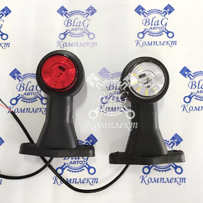 Фонарь габаритный ФГ-13-04LED бегущий, крепление 2 отв. 24В (ТАС)