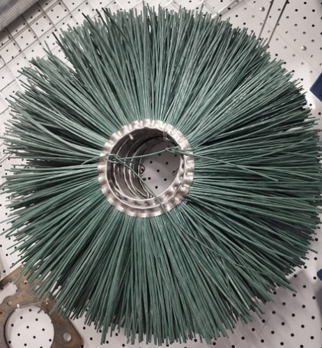 Диск щеточный (полипроп. безпроставочный) D120х550мм 1-фиксатор