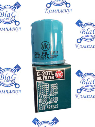 Фильтр VIC масляный C-207L