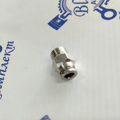 Фитинг металл с наружней резьбой М12х1,25 - 6мм FOUTT1/4-06