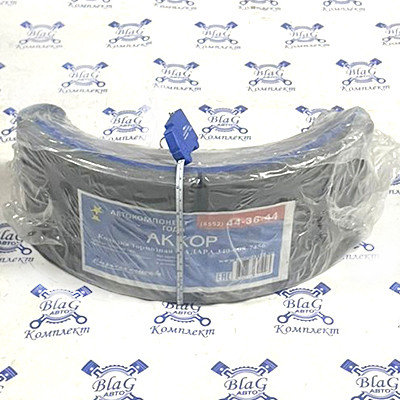 Колодка тормозная в сборе МАДАРА шир.-150мм / 340-008-7456 "Завод Аккор"