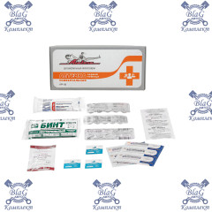 Аптечка универсальная индивидуальная с медикаментами AIRLINE (AM-06)