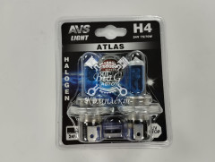 Лампа галогеновая AVS/ATLAS H4 24V 75/70W блистер (5000К) (к-т 2шт.) 17315