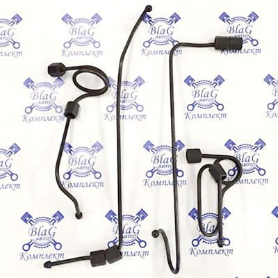 Трубка топливная в/д ТНВД (Д-245 до Евро-1) к-т 4 шт / 240-1104300-01/02/03/04