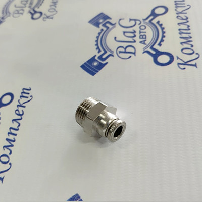 Фитинг металл с наружней резьбой М16х1,5 - 6мм FOUTTM16-06 (3/8)