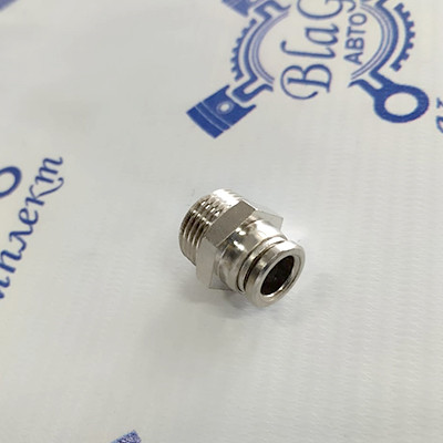 Фитинг металл с наружней резьбой М16х1,5 - 8мм FOUTTM16-08 (3/8)