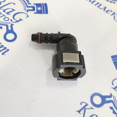 Штуцер быстросъемный топливопровода (уголок, под коннектор) D9.49-ID6-90 6х8