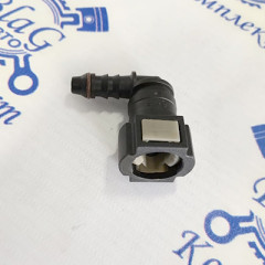 Штуцер быстросъемный топливопровода (уголок, под коннектор) D9.49-ID6-90 6х8