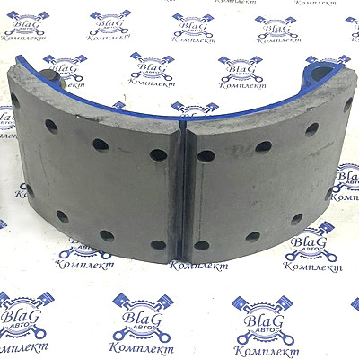 Колодка тормозная в сборе МАДАРА шир.-180мм / 340-006-7456 "Завод Аккор"