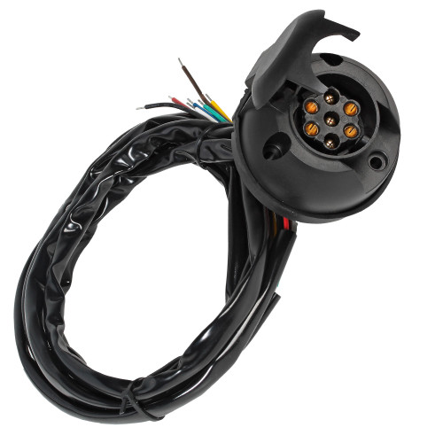 Проводка фаркопа с розеткой 7 контактов 1,5м универсальная (ATE-10)