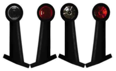 Фонарь габаритный ФГ-15-05LED светодиодный (спираль) крепление 2 отв. 12-24В (ТАС)