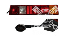 Фонарь задний 171-700 ГАЗ 3302, UNIVERSAL тюнинг н/о, круглый  б/л (ТАС)