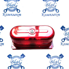 Фонарь освещения номерного знака У-3 б/л ФП-131-01 (красный) (ТАС)