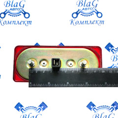 Фонарь освещения номерного знака У-3 б/л ФП-131-01 (красный) (ТАС)