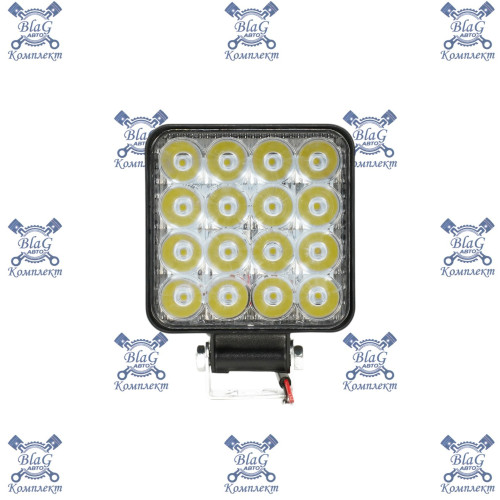 Фара светодиодная 10-30В. 48Вт. 85х21х111мм. 16 изл. / AE48S-16LED-PC-MINI АвтоЭлектрика