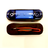 Фонарь контурный 160-04-3LED СИНИЙ универсальный (3LED 24В) (ТАС)