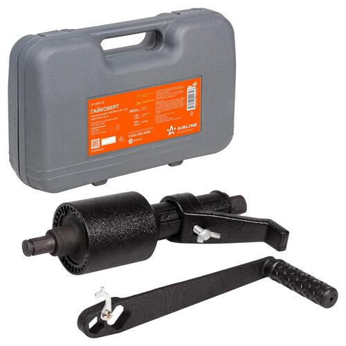 Гайковерт механич. ( Мясорубка ) 1" 4800Нм 1:56, 1:3.8 двухскорост. пласт. кейс (AT-MW-05)