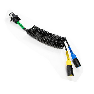 Кабель адаптер (в один штекер 2 кабеля) 15 пол. 17018 (пластик)