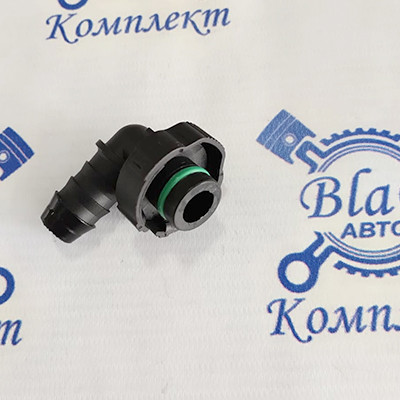 Штуцер быстросъемный топливопровода (уголок, боковой фиксатор) D16-ID12-90 12х15