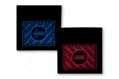 Брызговики резинопластик ЗЕБРА КАРБОН 44х41 (к-т 2шт.)