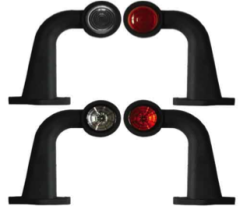 Фонарь габаритный ФГ-17-05LED светодиодный (спираль) 12-24В (ТАС)