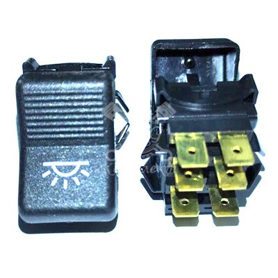 Клавиша переключатель освещения салона 24В КАМАЗ, УРАЛ / П147-04.08