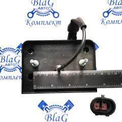 Фонарь освещения номерного знака 10-30В НЕОН с доп. габаритом ПН4-12-24LED-N-2PIN Евро КРАСНЫЙ (ТАС)