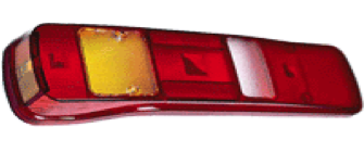 Рассеиватель заднего фонаря U0303-10 UNIVERSAL (VOLVO NEW) (ТАС)