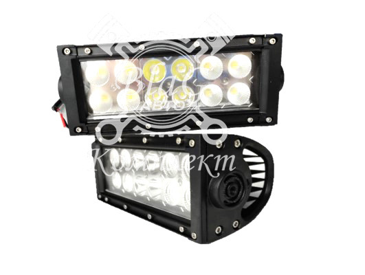 Фонарь светодиодный 2-рядный (прожектор 2х6 светодиодов) 10-30В. 36Вт. 180мм. GP-BL010