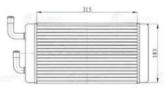 Радиатор отоп. для а/м Урал 3255/4320/5323/6323 (LRh 1209)