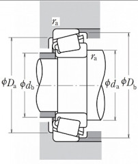 Подшипник передней ступицы Nissan LM300849RG3/811RG / NSK