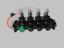 Блок управления донными клапанами пневматический 3 секции (пластмас.) YJ103-3