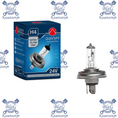 Лампа H4 24V 75/70W P45t Диалуч (24754)