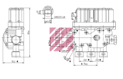 Клапан магнитный ECAS Wabco/MAN/Iveco/DAF/Scania/Volvo/Renault 4728800010 / М7100320 MARSHALL