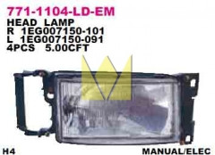 Фара головного света правая без поворотника электрорегулировка СКАНИЯ 1732510 (771-1104R-LD-EM)