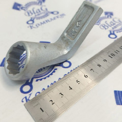 Ключ 24 гаечный кольцевой односторонний коленчатый Ц15хр.бцв L-103мм/ 51713210 "Камышинский завод"