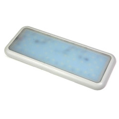 Плафон салона 10-30В LED универсальный 2 режима белый корпус (19306)