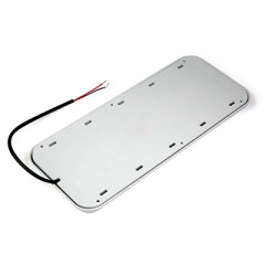 Плафон салона 10-30В LED универсальный 2 режима белый корпус (19306)