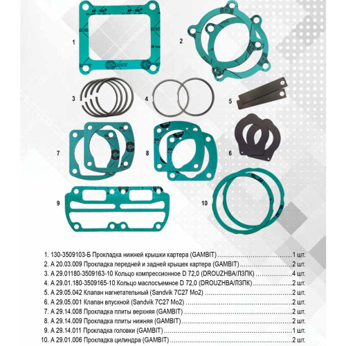 Р/к компрессора ПК-310№2